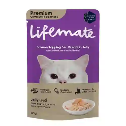 8859653203748 (โหล) 12x70ก. Lifemate เพาซ์แมว รสแซลมอนทรายเยลลี่ โหลLMเพาซ์แมว70g แซลมอนทรายเยลลี่ โหล 12x70 g. เพาซ์แมว,เพาซ์,เพาช์,pounch,อาหารเปียก,ซอง,แมว,เพา,เพาช์แมว,เพาแมว,เพ้า,เพ้า,เนื้อขาว