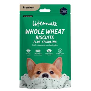 Lifmate บิสกิต ขนมสุนัข รสสไปรูลินา