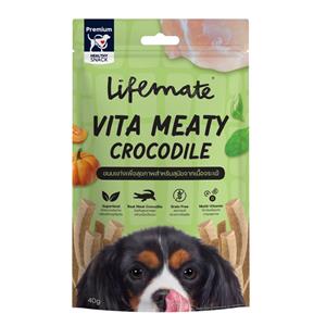 Lifmate สติ๊ก ขนมสุนัข รสเนื้อจรเข้
