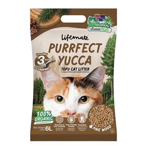 Purrfect Yucca Tofu ทรายแมว กลิ่นPine Wood