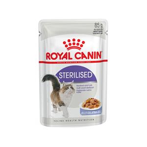 Royal Canin เพาซ์แมว สูตร Sterilised Jelly 85ก.