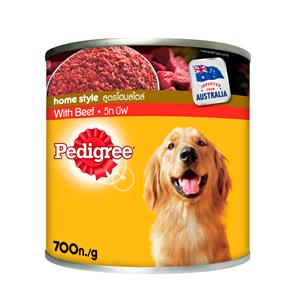 Pedigree สุนัข รสเนื้อ 700ก.