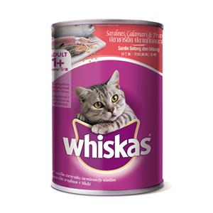 วิสกัส แมว รสซาร์ดีนปลาหมึก 400ก.