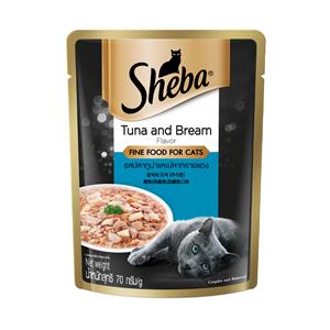 Sheba ชีบา เพาซ์แมว รสทูน่าทรายแดง