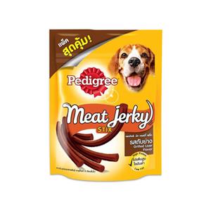 Pedigree Meat Jerky ขนมสุนัข แบบแท่ง รสตับ 240ก.