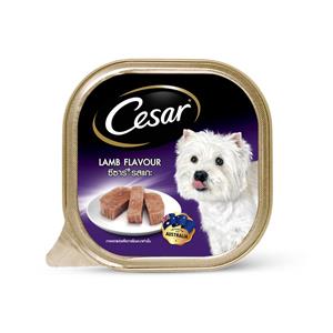 Cesar ซีซ่า ถาดสุนัข รสแกะ 100ก.